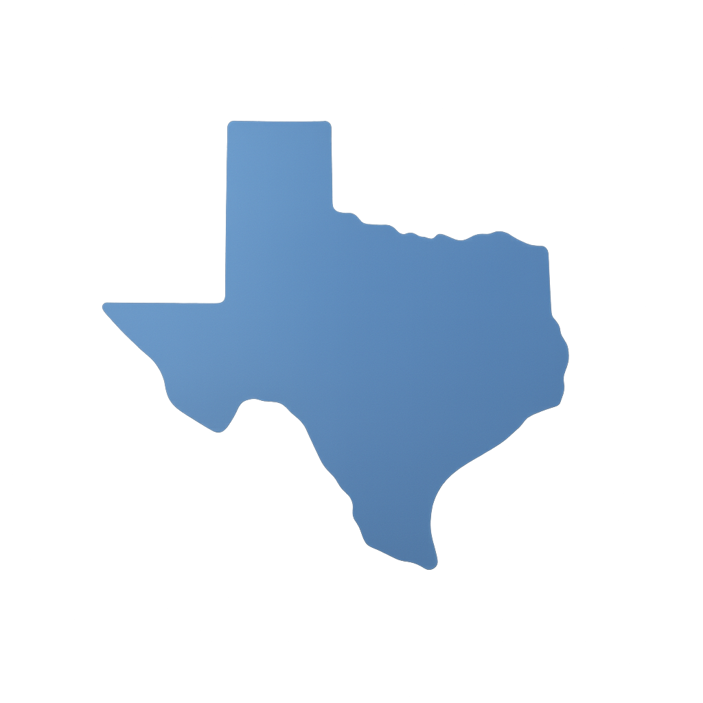 Texas silhouette logo